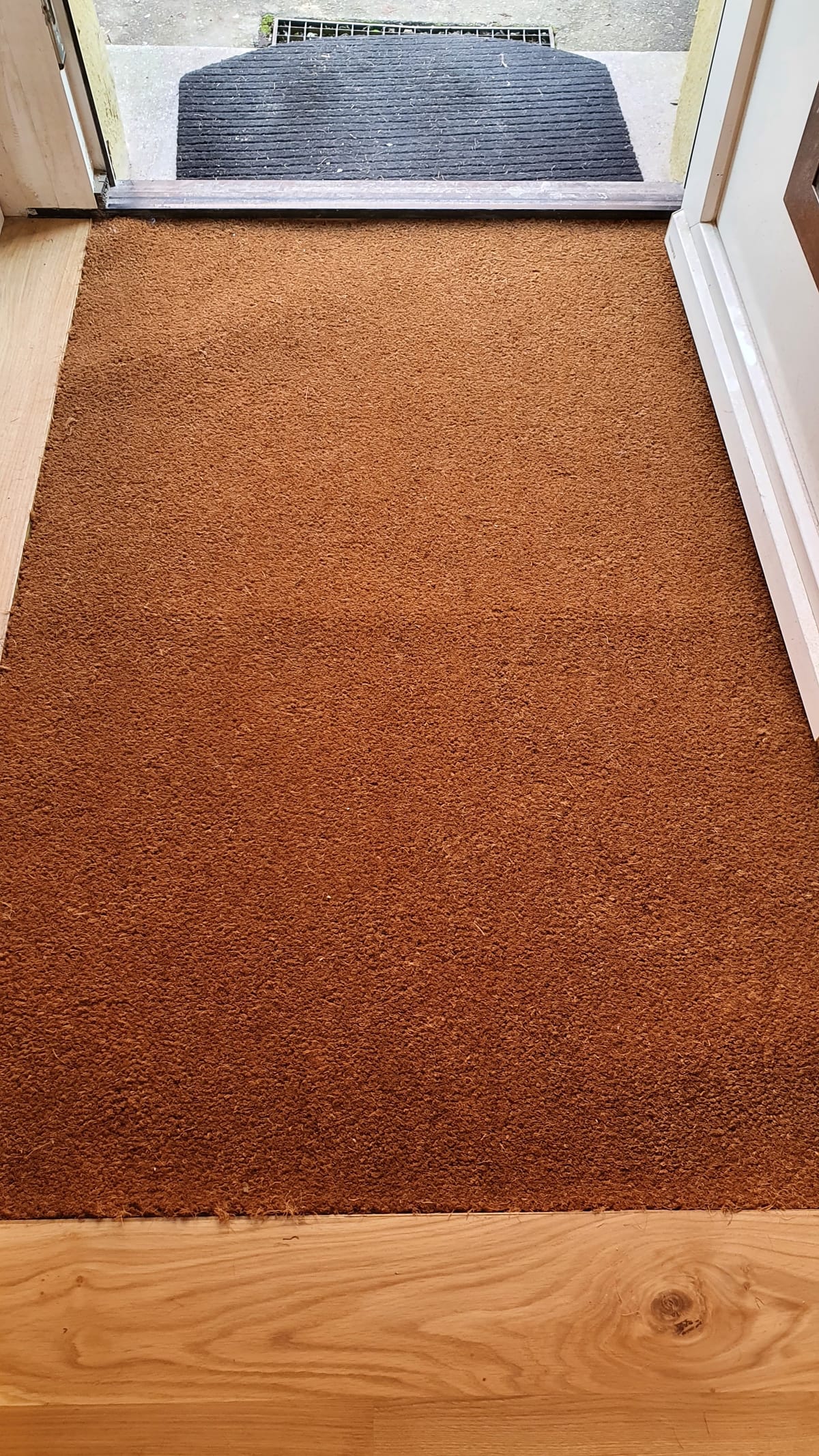 Please wipe your feet